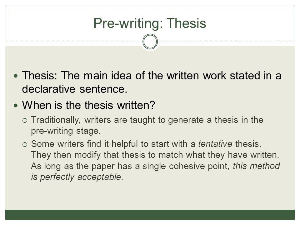 Questionnaire for thesis definition in writing